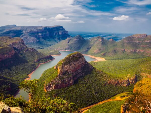 Montagne e valli in Sud Africa
